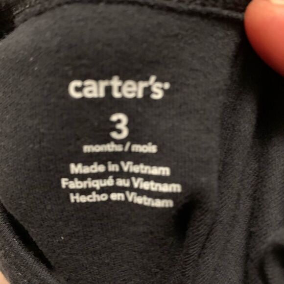 Carter’s black newborn boys’ onesie, adorable, new, - Picture 2 of 7